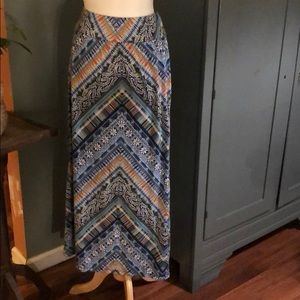 Boho maxi skirt